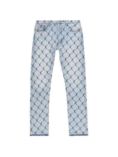 Cage slim-leg jeans