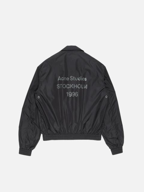Logo technical jacket - Black