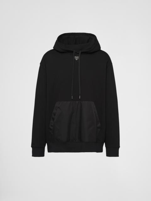 Cotton fleece hoodie