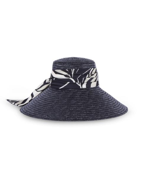 EUGENIA KIM Women's Mirabel Wide-Brim Straw Sun Hat - Black