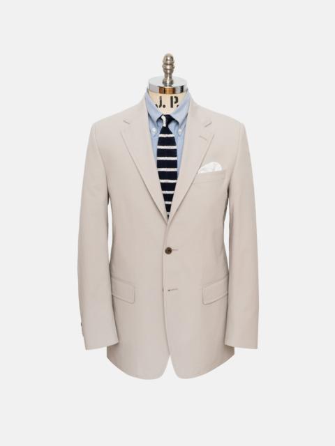 J. PRESS MADE-IN-CANADA TAN STRIPE SEERSUCKER SPORT COAT