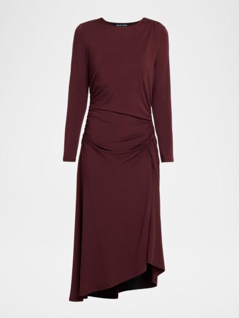 VERONICA BEARD Theodora Ruched Midi Dress