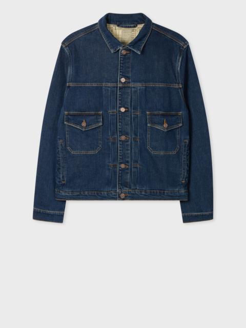 Paul Smith Vintage-Wash Organic-Cotton Denim Jacket