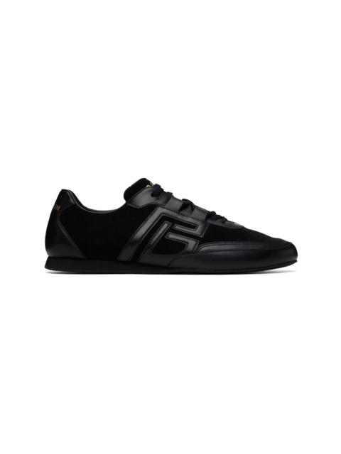 Balmain Black Calfskin Sneakers
