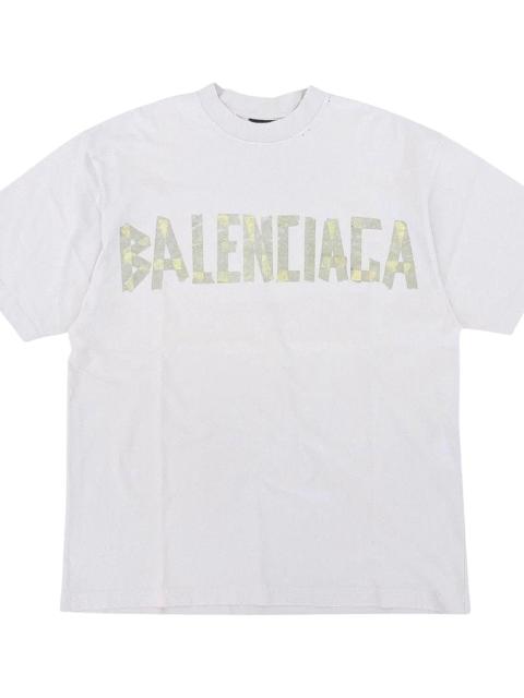 BALENCIAGA Tape Tee "White" 739784 T0VA9 9000