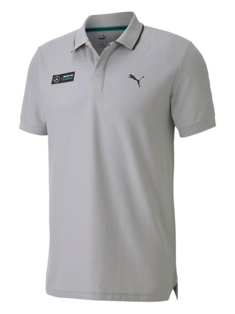PUMA x Mercedes AMG logo-print polo shirt