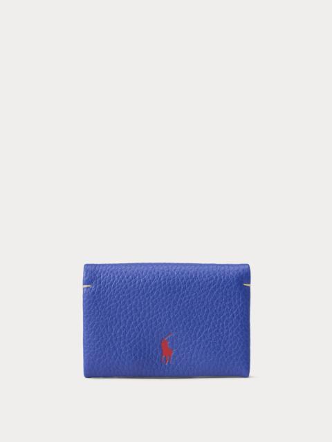 Polo Ralph Lauren Polo Play Leather Snap Card Case