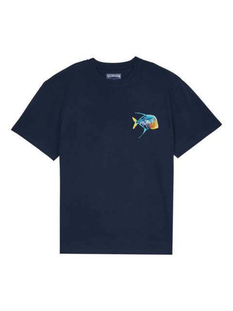 Vilebrequin Men Organic Cotton T-shirt Piranhas