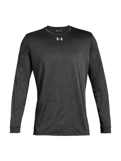 Under Armour Locker Tee 2.0 Long Sleeve Shirt "Carbon Heather / Metallic Silver" 1305776 090
