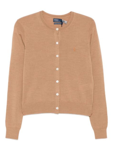 Polo Ralph Lauren button-front logo cardigan