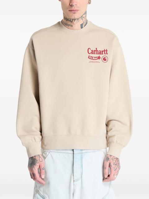 Carhartt graphic-print crew-neck sweatshirt