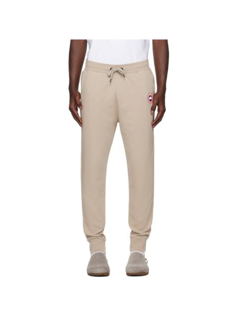 Canada Goose Taupe Huron Sweatpants