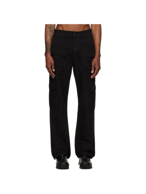 AlLEXANDER DIGENOVA Black Cargo Pants
