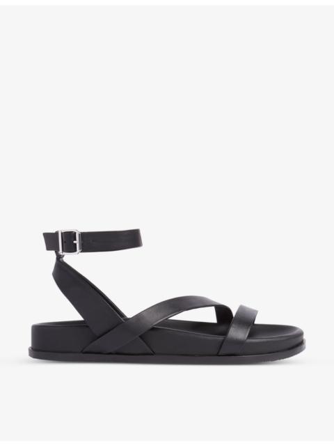 WHISTLES Gaia asymmetric strappy leather sandals