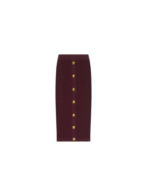L'AGENCE Melania Pointelle Knit Skirt