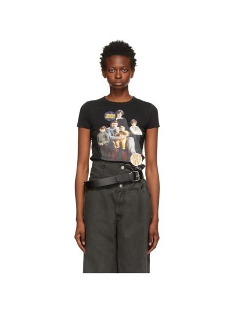 Raf Simons Black 'Family Portrait' T-Shirt