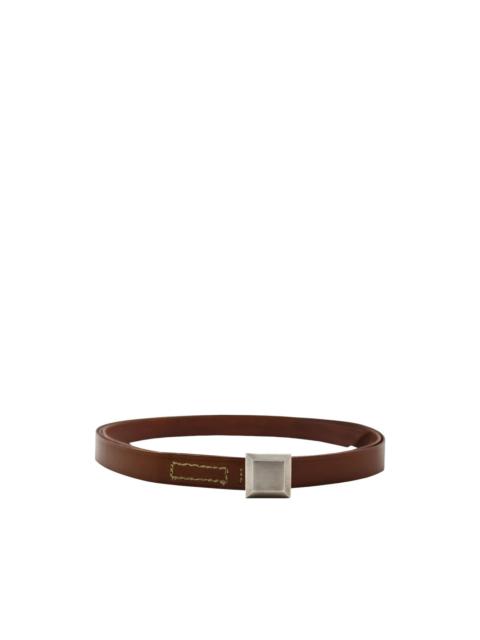 FRENCKENBERGER square-buckle leather belt
