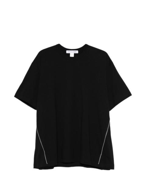 Comme des Garçons SHIRT zip cotton T-shirt