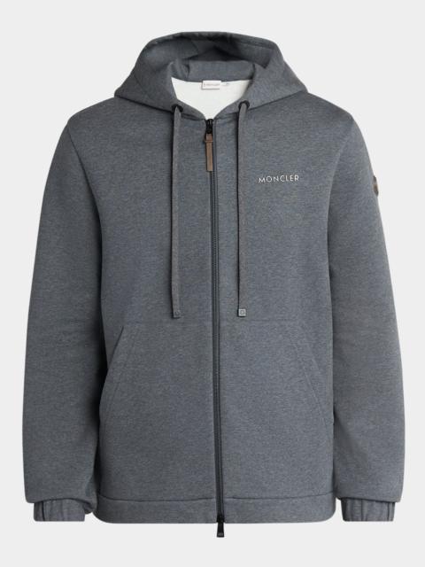 Moncler Men's Fleece Full-Zip Hoodie