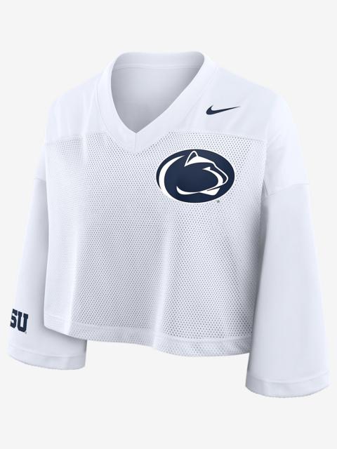 Nike Penn State Jersey Women's Nike Dri-FIT College Cropped Top