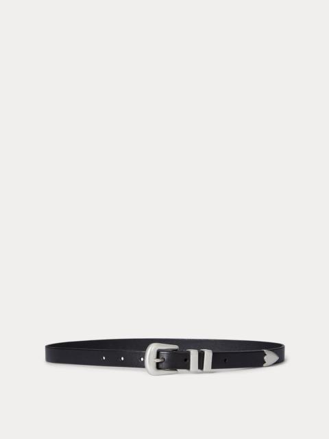 Polo Ralph Lauren Western Distressed Leather Belt
