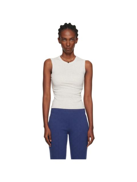 FLORE FLORE Gray Esmé Tank Top