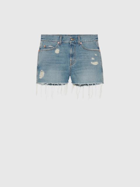 GUCCI Gucci 100 denim shorts