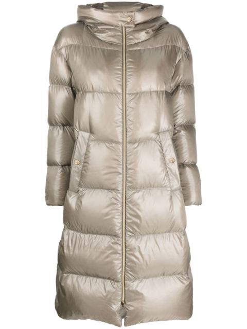 Herno quilted padded zipped coat