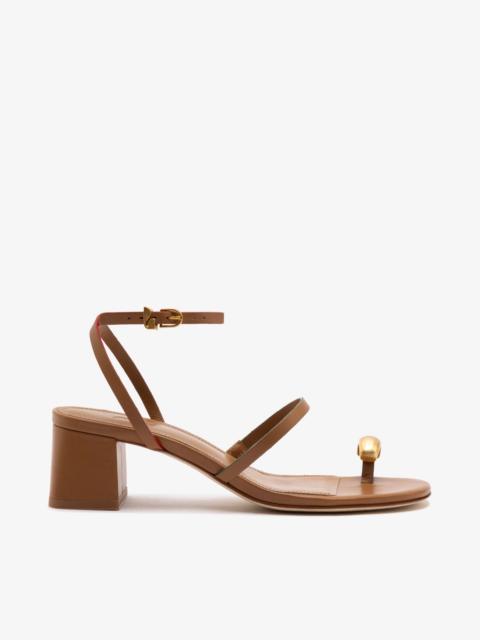 Biarritz Block In Caramel Leather