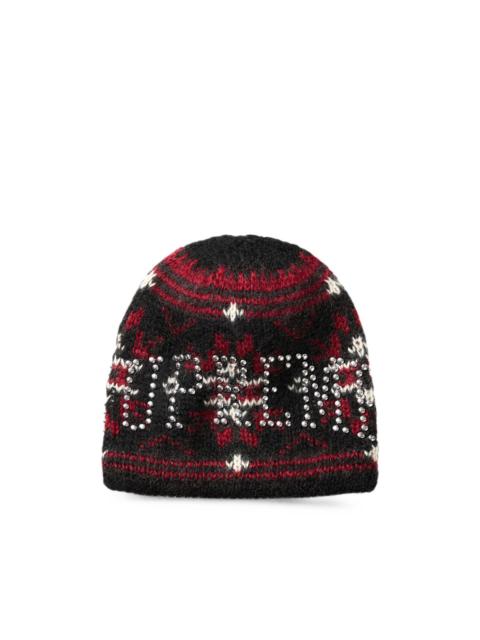 Supreme studded beanie hat