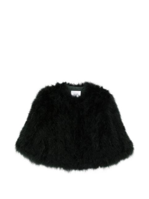 Yves Salomon feather-embellished jacket