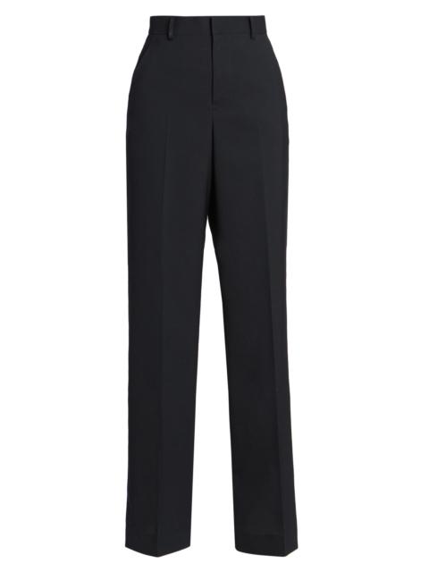 sacai Women's Wool-Blend Trousers - Black