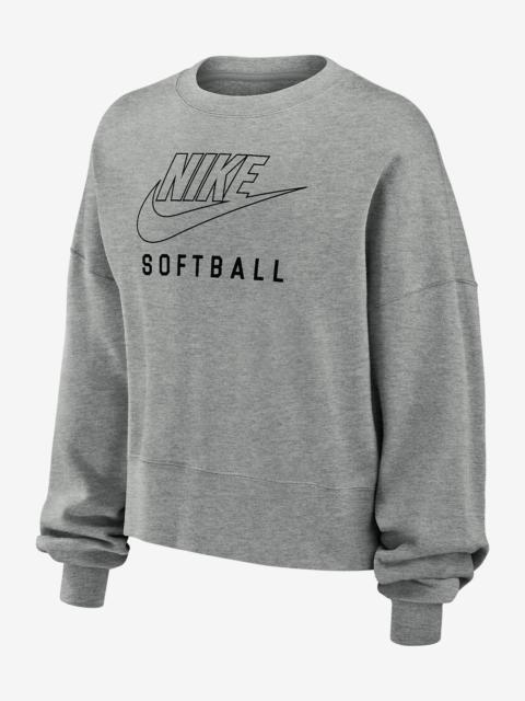 Nike Phoenix Fleece Women's Softball Crew-Neck Sweatshirt