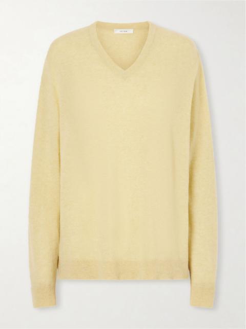 The Row Nian cashmere sweater Pastel yellow