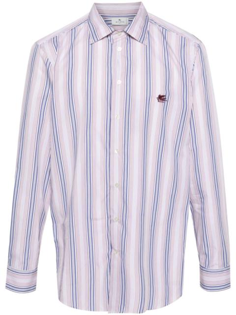 Pegaso striped cotton shirt