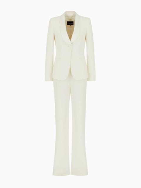 GIORGIO ARMANI Pure silk crêpe tuxedo