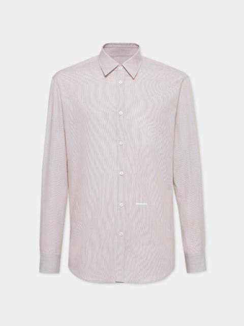 DSQUARED2 RELAX DAN MICRO-STRIPED SHIRT