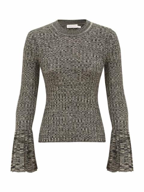 Zimmermann MOULINE BELL SLEEVE SWEATER