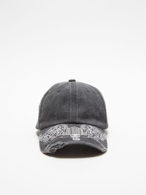 Acne Studios Logo cap - Black