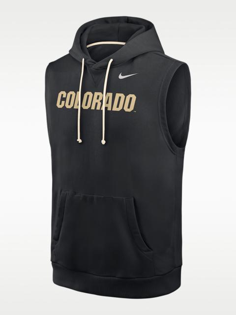 Nike Colorado Buffaloes Men's Nike NCAA Sleeveless Fleece Hoodie
