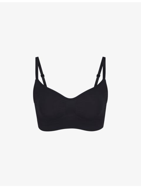 SKIMS Sculpting scoop-neck stretch-woven bra