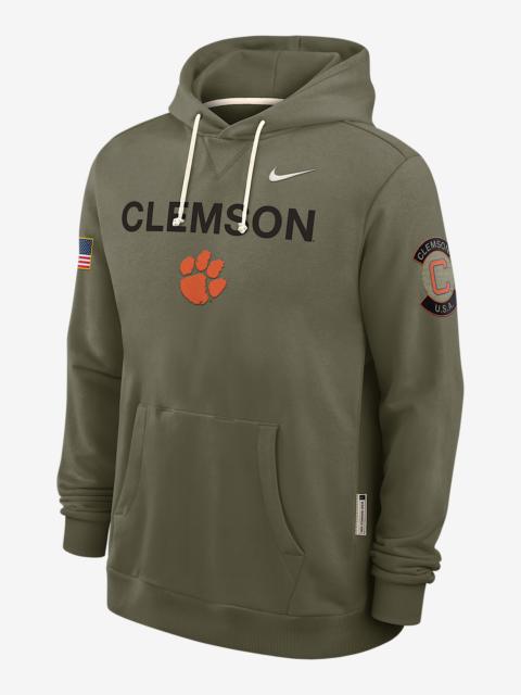 Nike Clemson 2025 Military Appreciation Men's Nike Dri-FIT College Pullover Hoodie