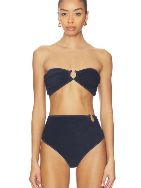 Johanna Ortiz Terry Seawaters Bikini Top