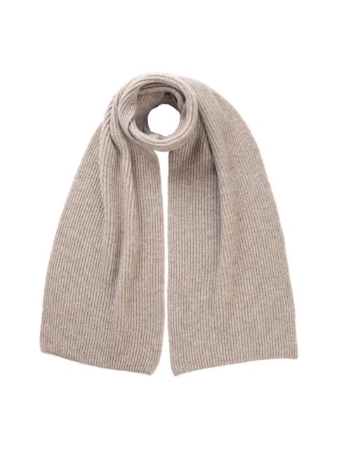 Johnstons of Elgin Ribbed Cashmere Scarf