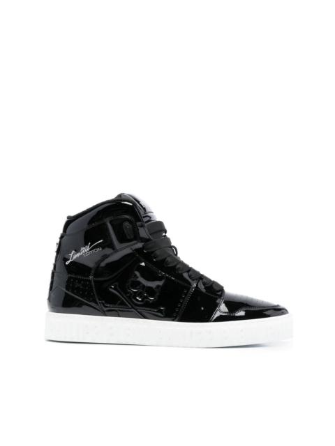 PHILIPP PLEIN Super Street Skull Bones hi-top sneakers
