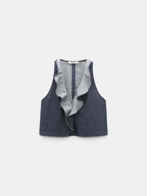 DOROTHEE SCHUMACHER FLUID DENIM top