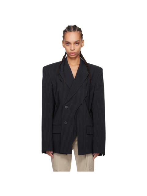 OTTOLINGER Navy Oversize Split Blazer