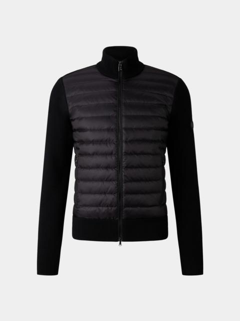 BOGNER Zisco Hybrid knit jacket in Black