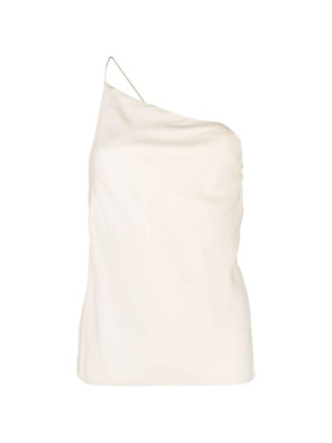 one-shoulder lyocell top