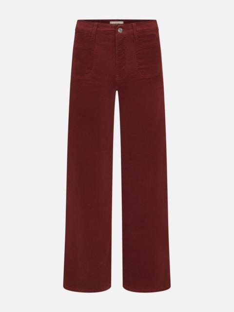 FRAME Le Slim Palazzo Modernist Pocket Corduroy